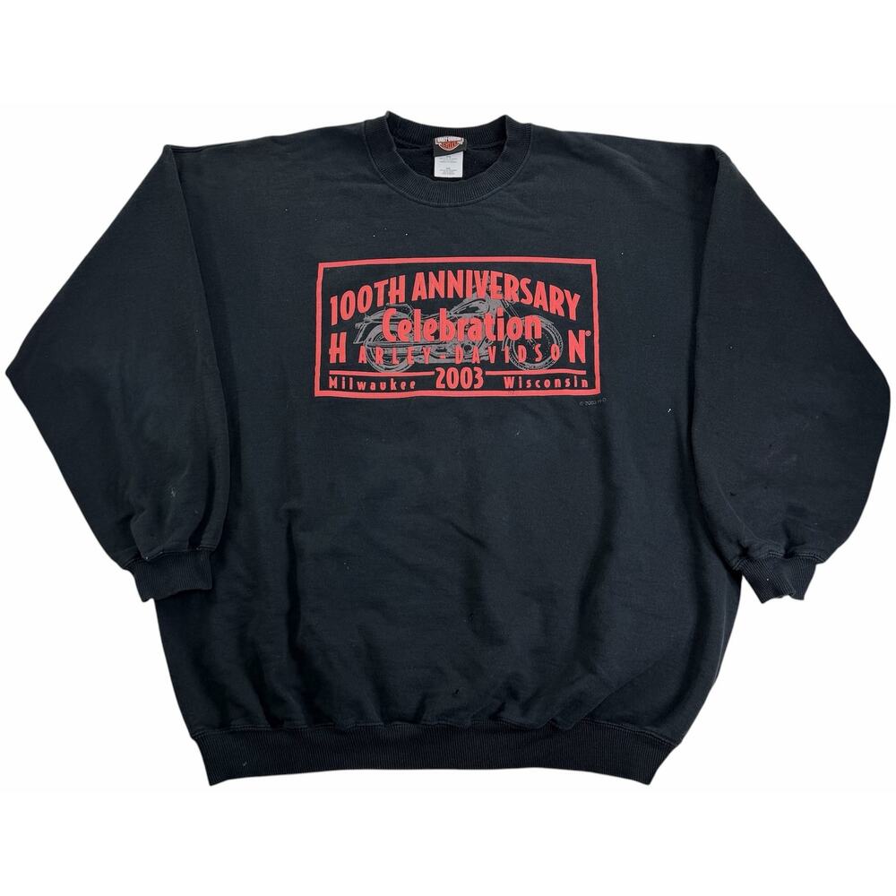 Vintage Harley Davidson 100th Anniversary Wisconsin Mens XXL Crewneck Sweatshirt
